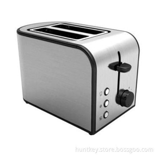 Huntkey toaster, 2 slices stainless steel toaster, 38mm wide slots